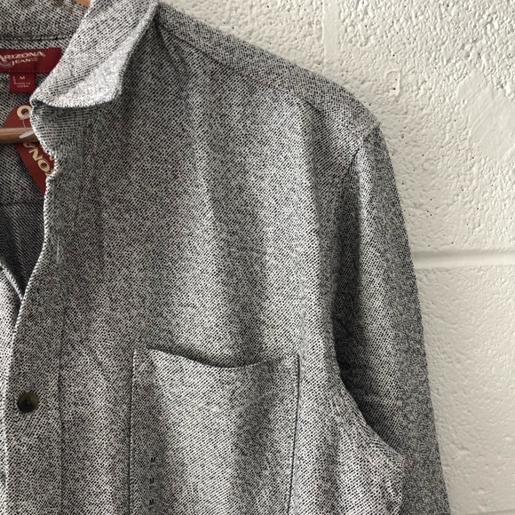 Arizona Jeans Polar Bear Black button down sz: Med - Picture 2 of 7